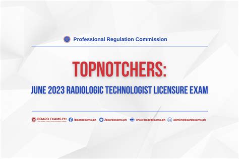 radiologic technology board exam 2023|TOPNOTCHERS: June 2023 Radiologic Technologist  .